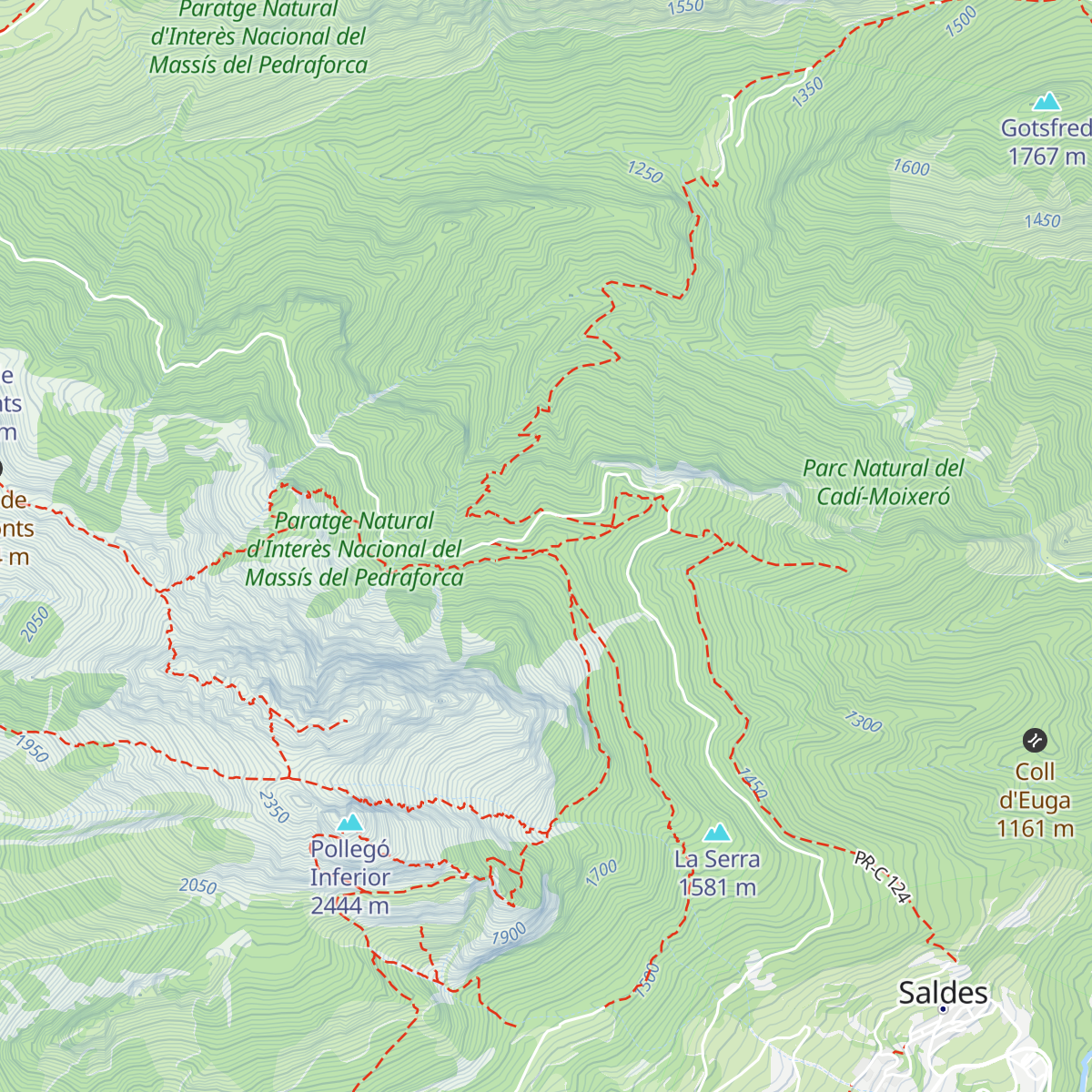 Refugi Lluís Estasen map
