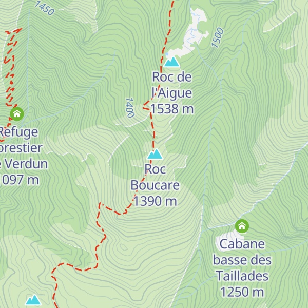 Map of Cabane du Pas de Crabe