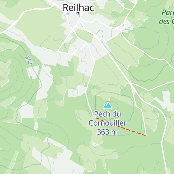 Map of Cazelle