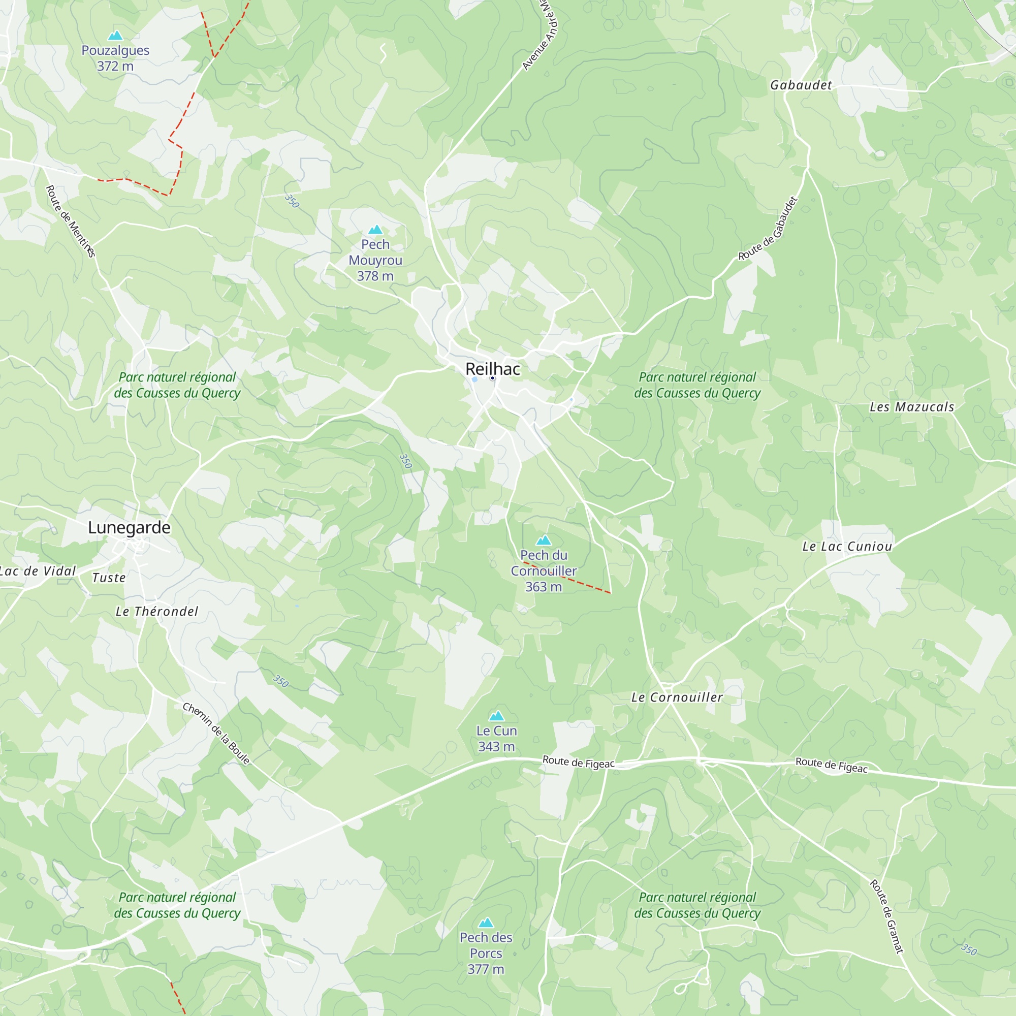 Cazelle map