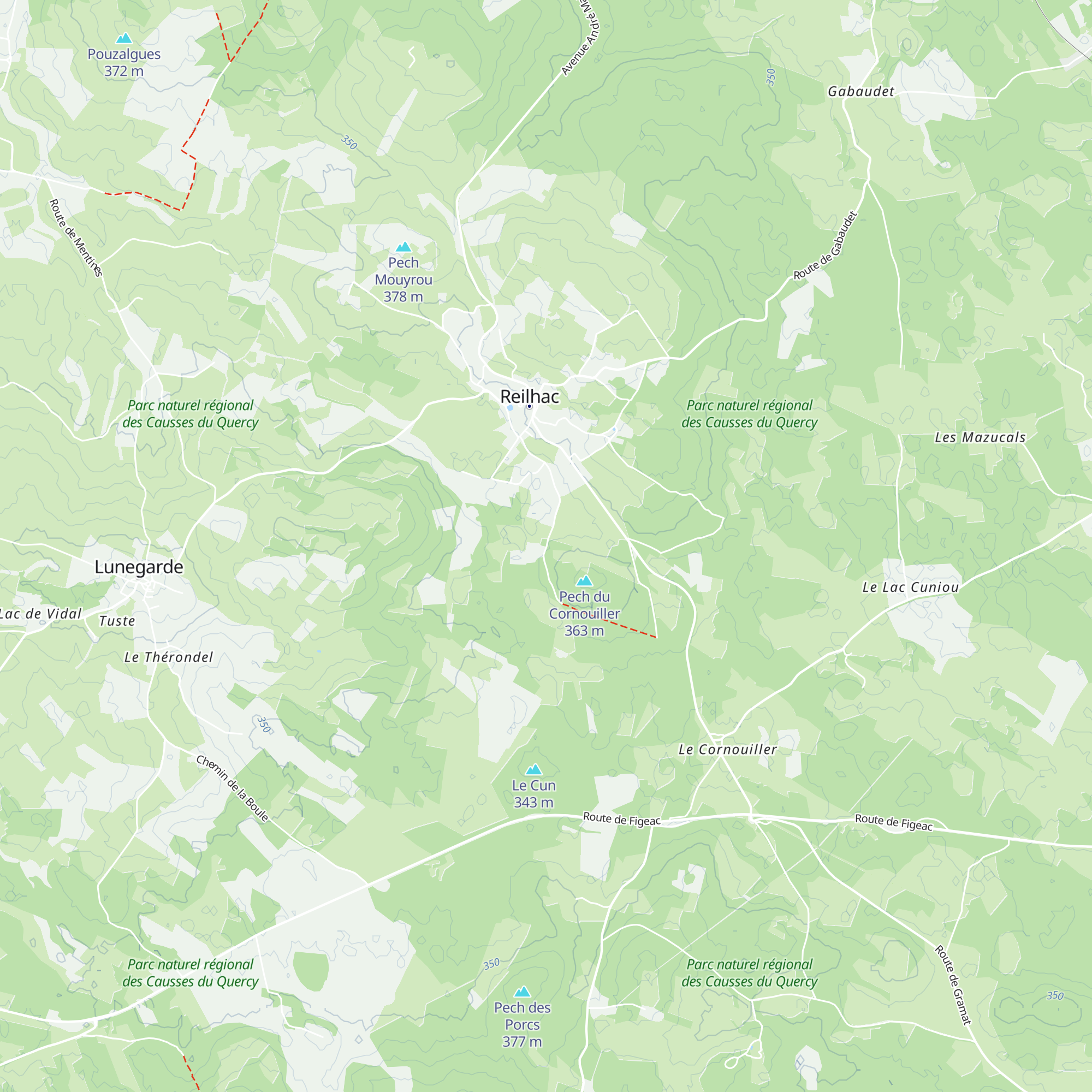 Cazelle map