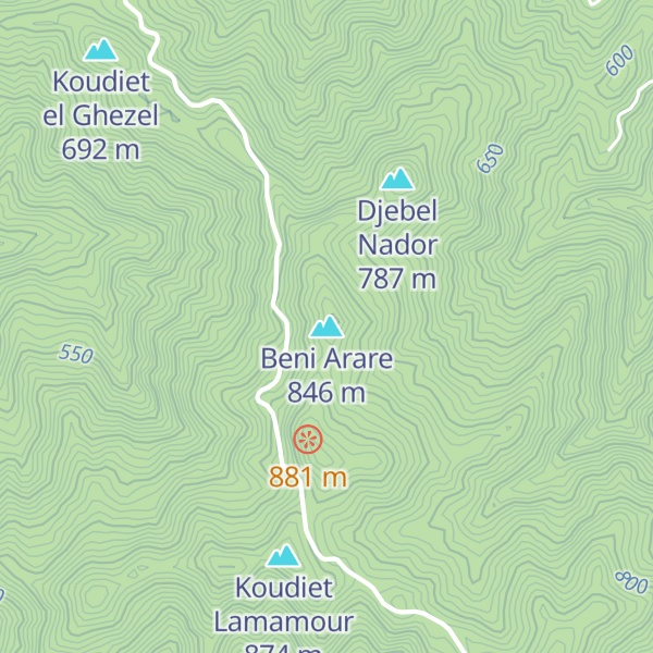 Map of Beni Arare