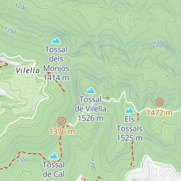 Map of Tossal de Vilella