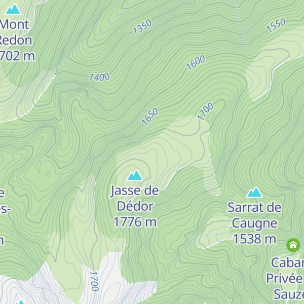 Map of Cabane Dedor