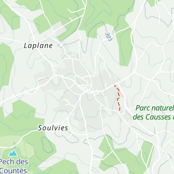 Map of Gîte d'Étape les Marronniers