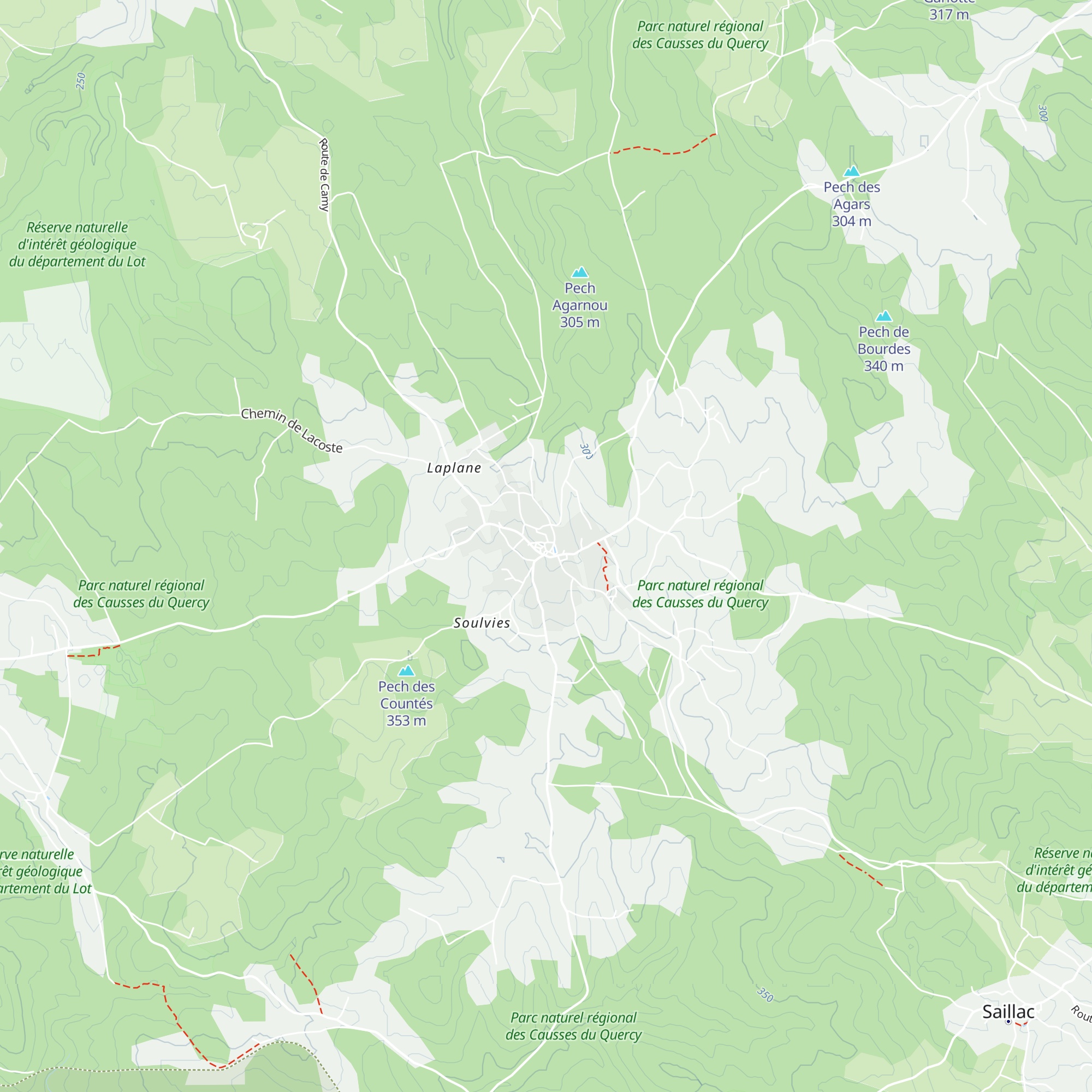 Gîte d'Étape les Marronniers map