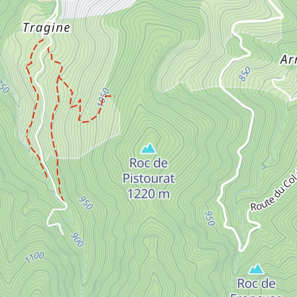 Map of Roc de Pistourat