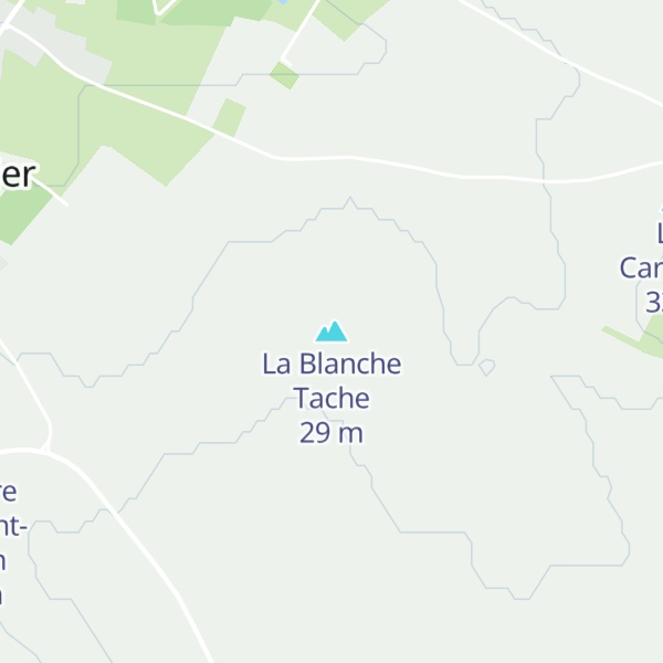 Map of La Blanche Tache