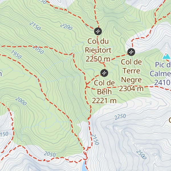 Map of Refuge du Rulhe