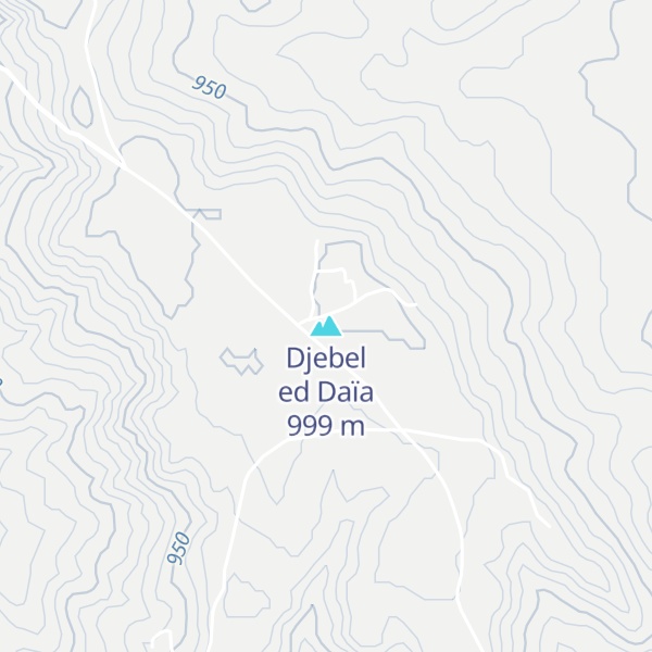 Map of Djebel ed Daïa