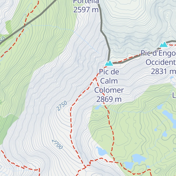 Map of Tosseta de l'Esquella