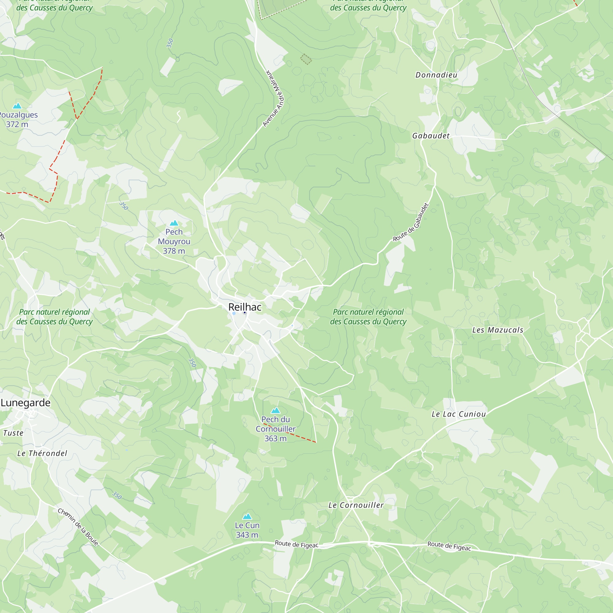Caselle map