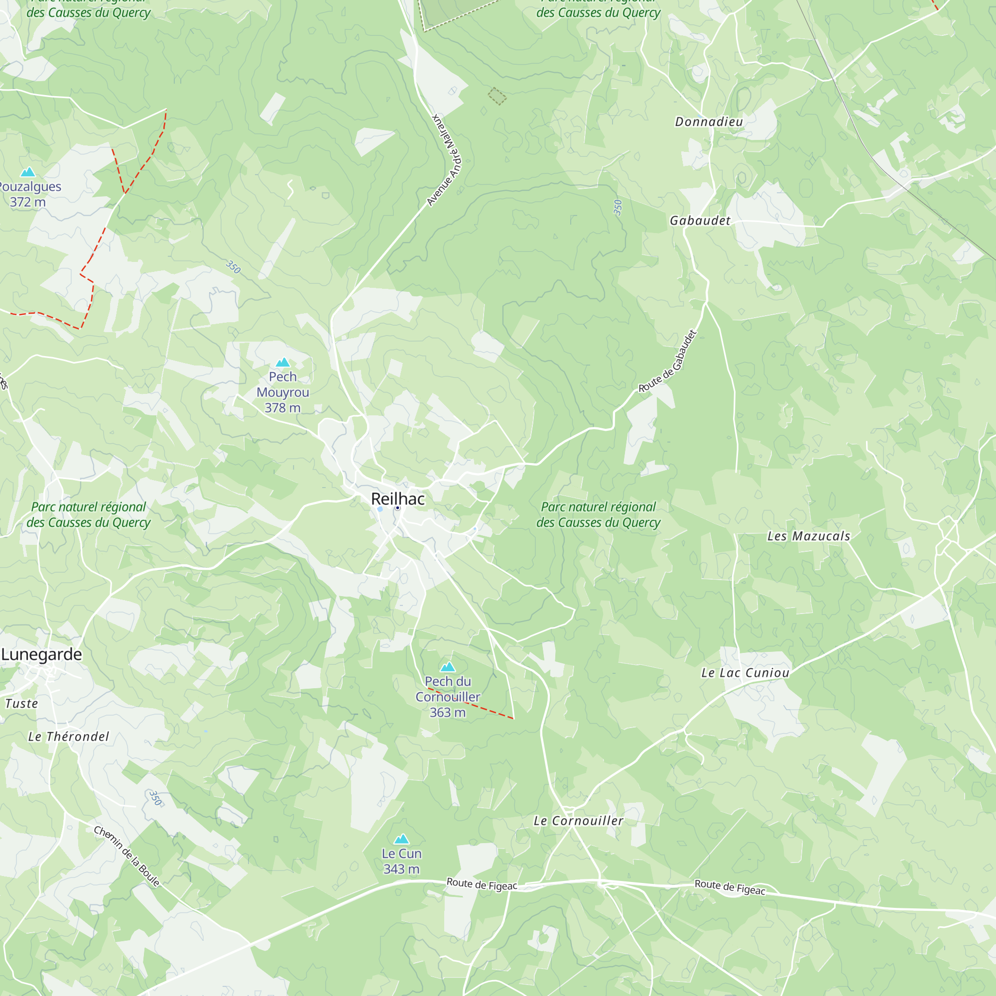 Caselle map