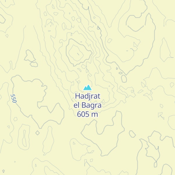 Map of Hadjrat el Bagra