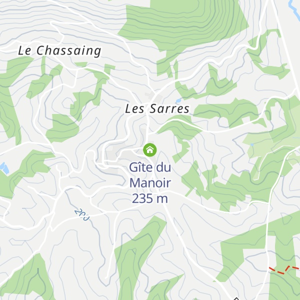 Map of Gîte du Manoir