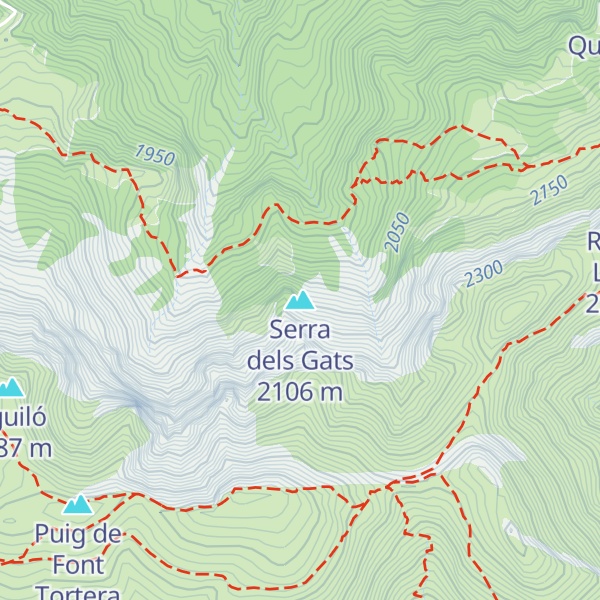Map of Serra dels Gats