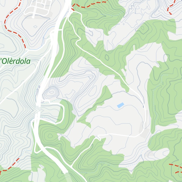 Map of Turó del Podetxim