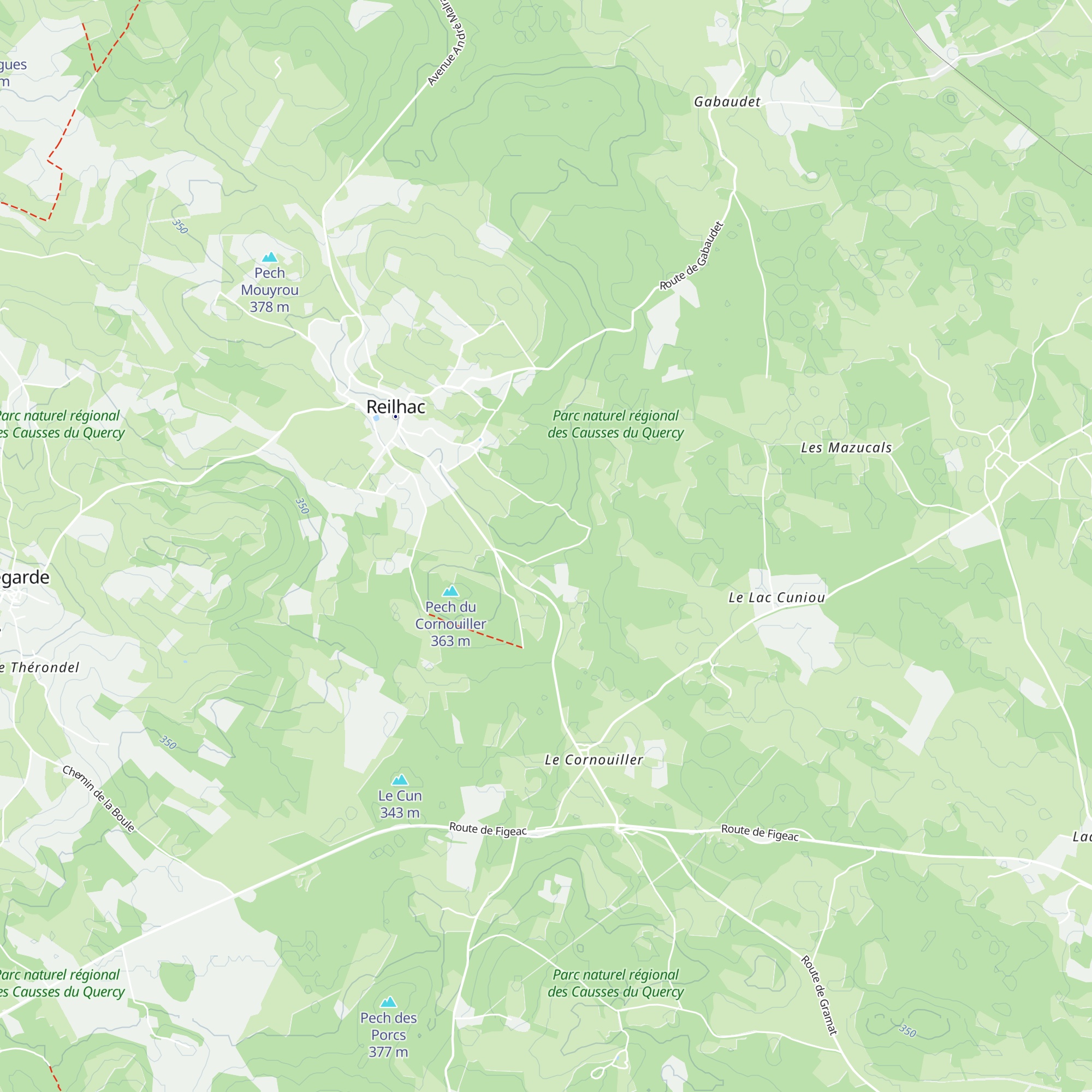 Caselle map
