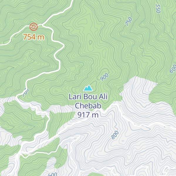 Map of Lari Bou Ali Chebab