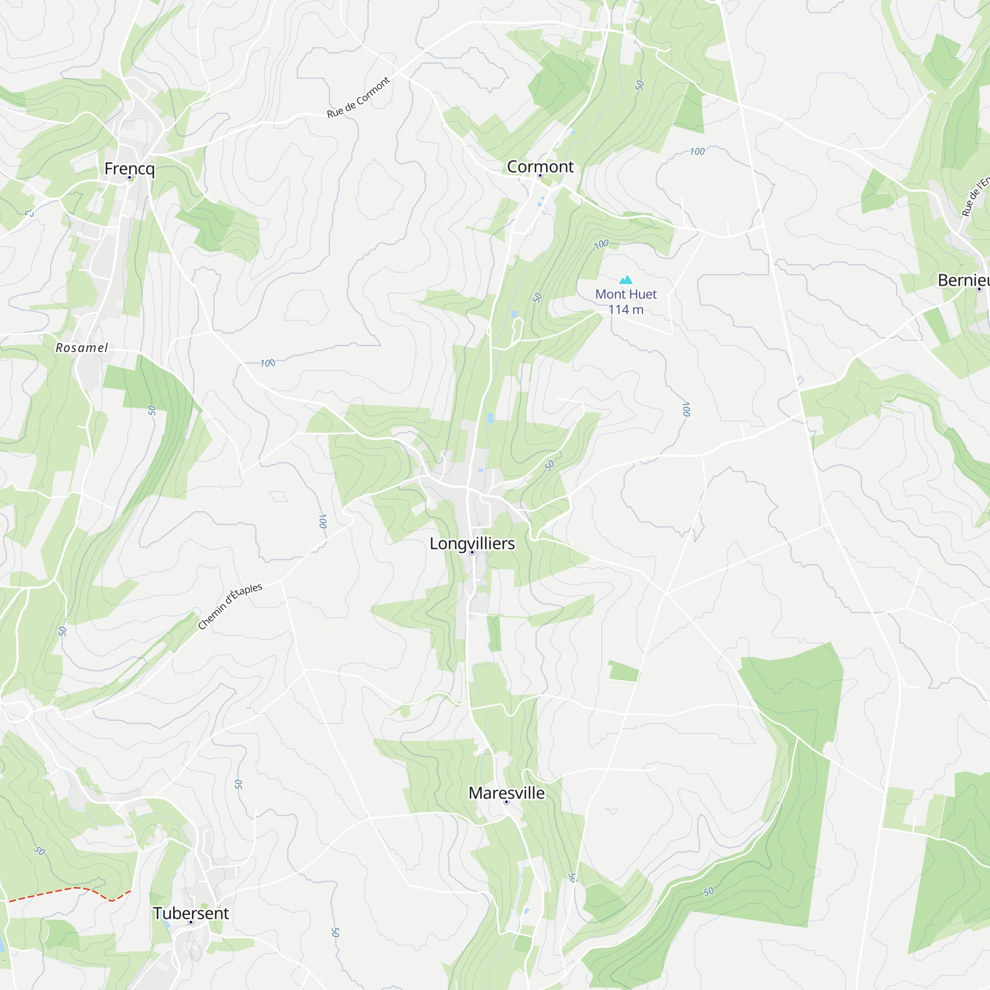 Gîtes Casalé Di Vito map