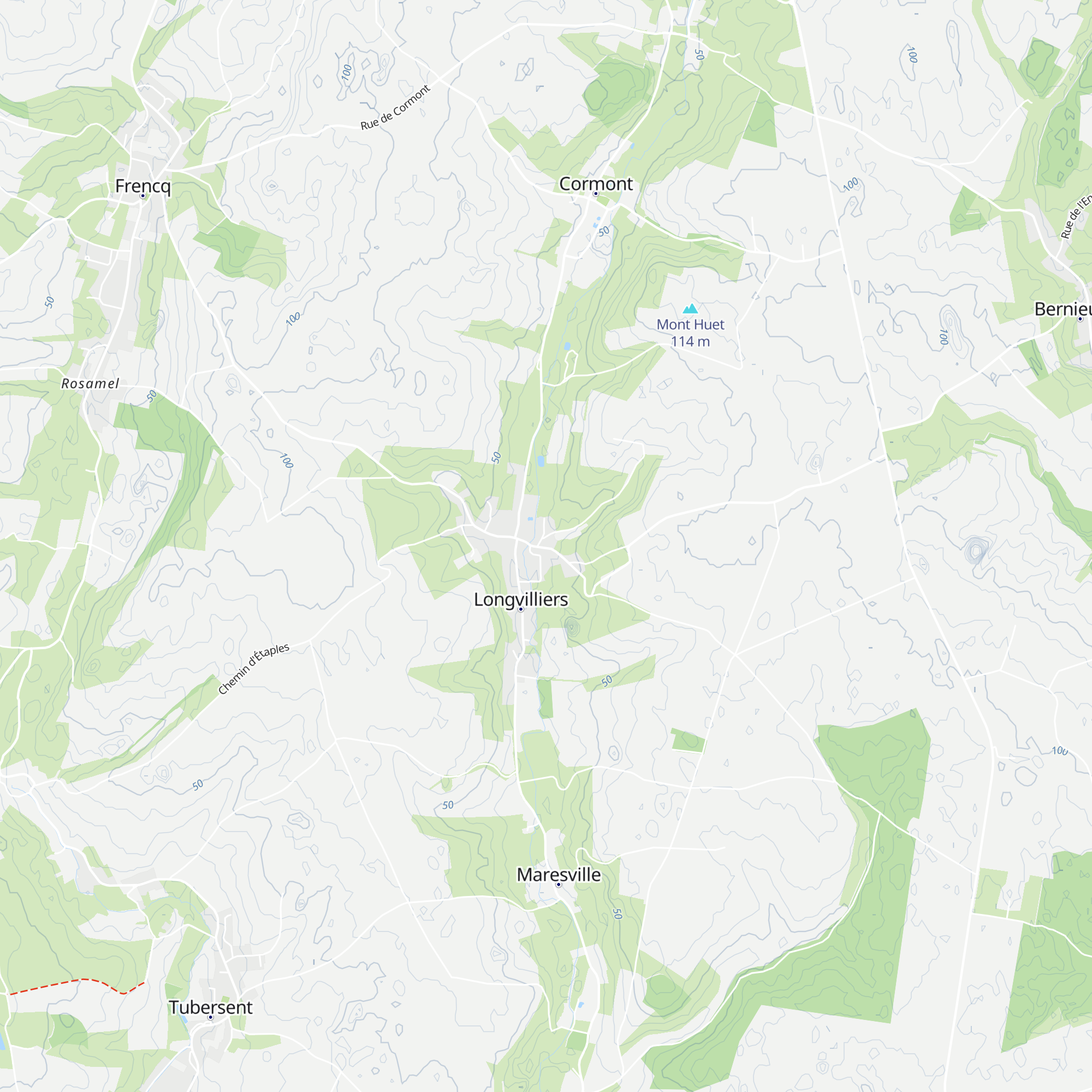 Gîtes Casalé Di Vito map
