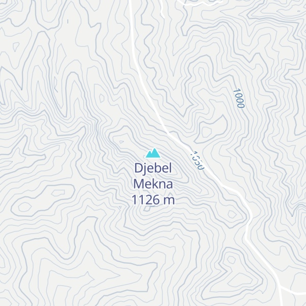 Map of Djebel Mekna