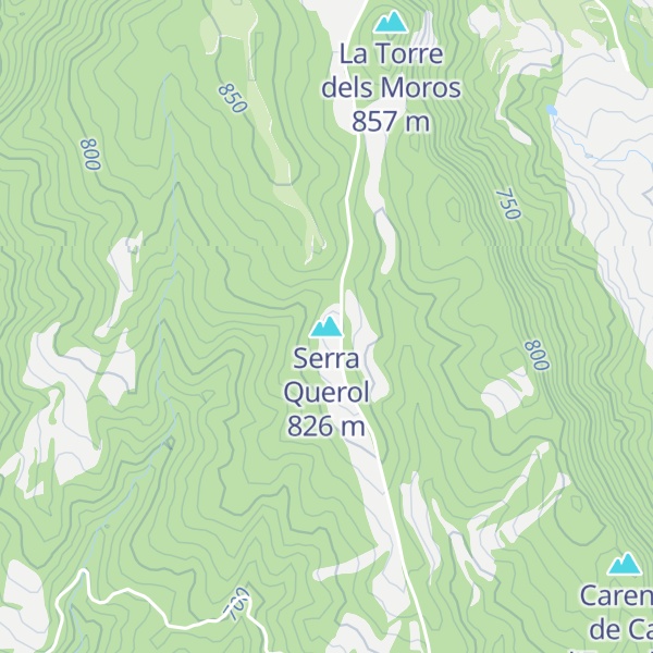 Map of Serra Querol