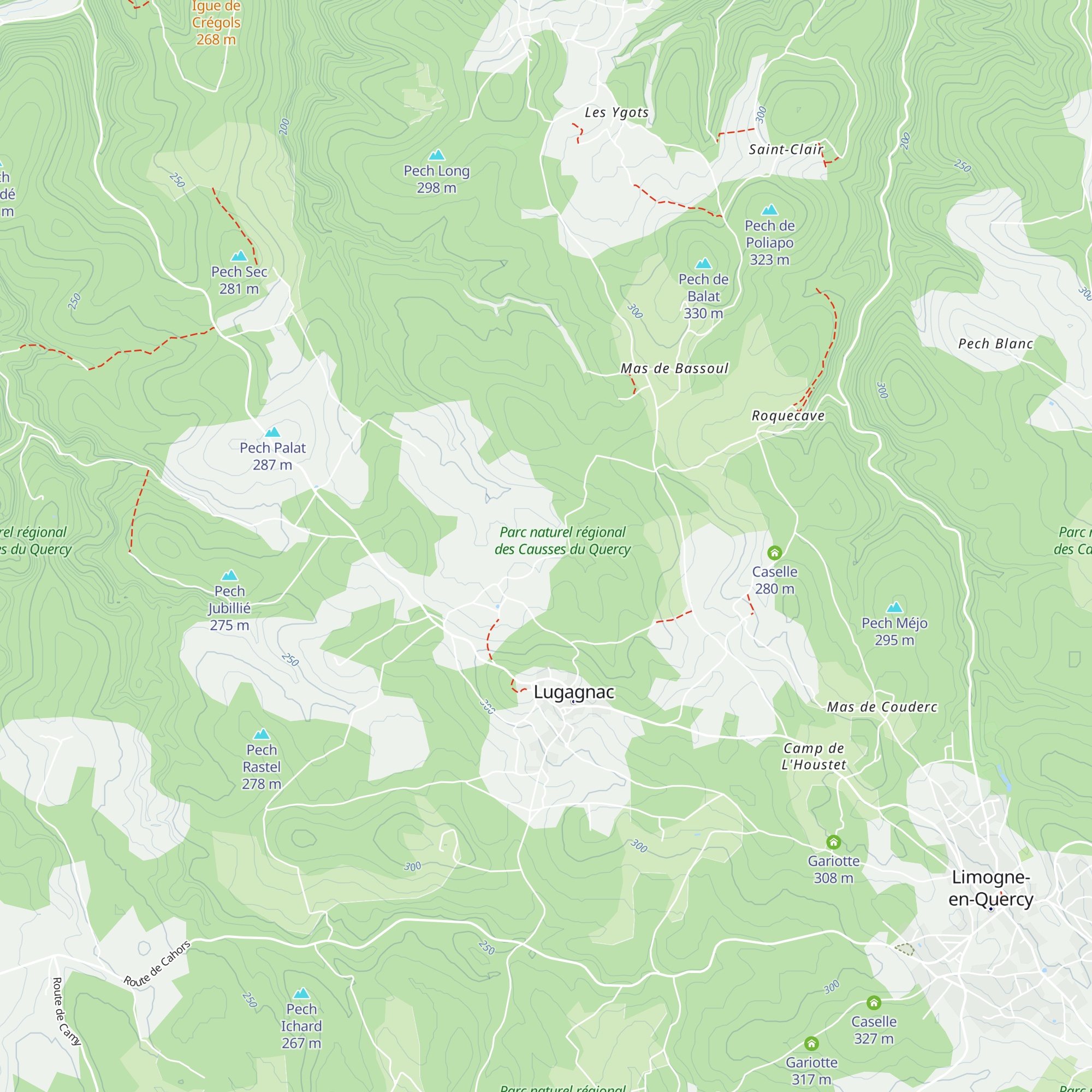 Caselle map
