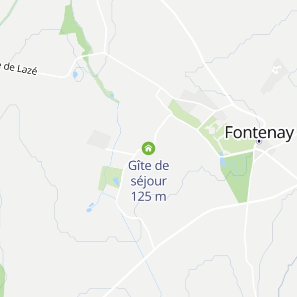 Map of Gîte de séjour