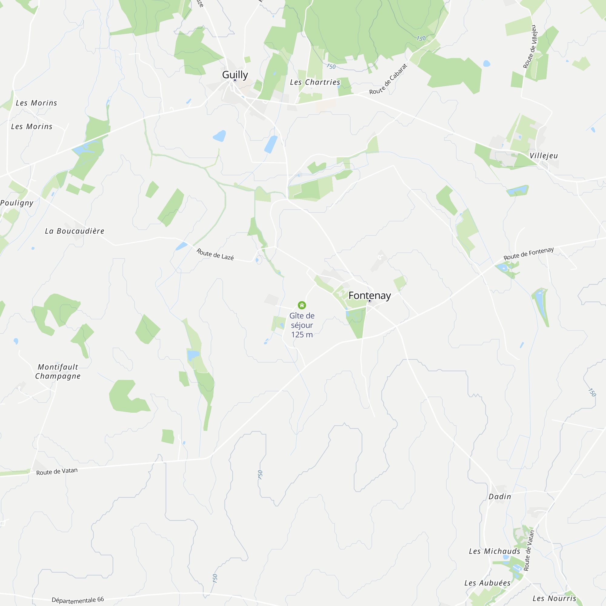 Gîte rural map