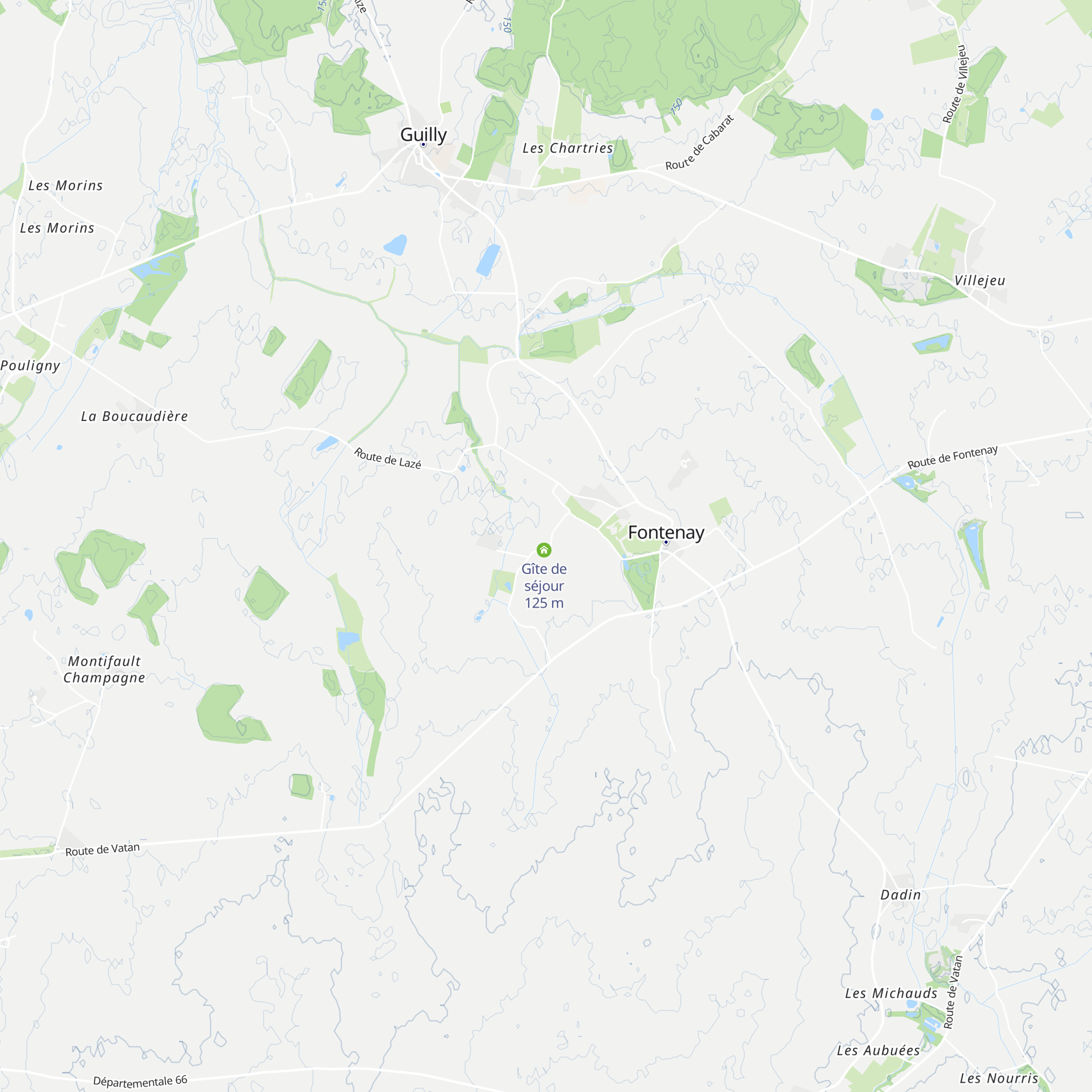 Gîte rural map