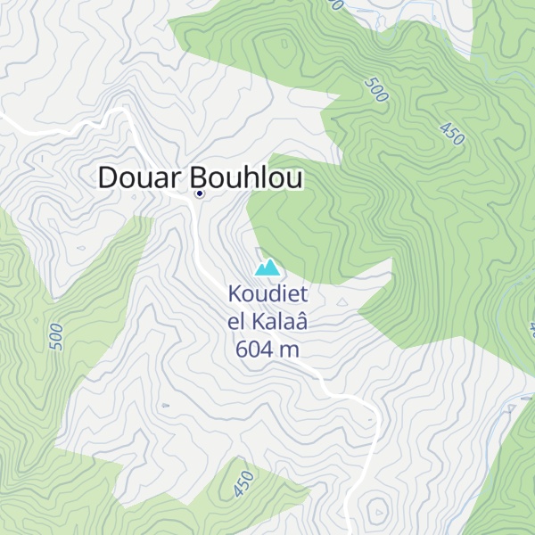 Map of Koudiet el Kalaâ