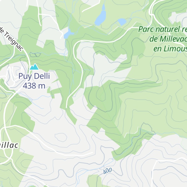 Map of Puy Ventru