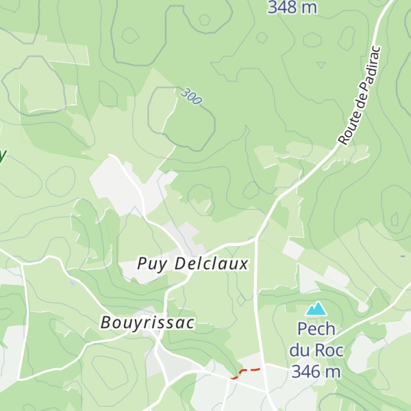 Map of Le Pech