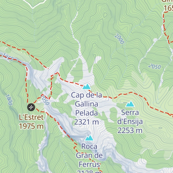 Map of Cap de la Gallina Pelada