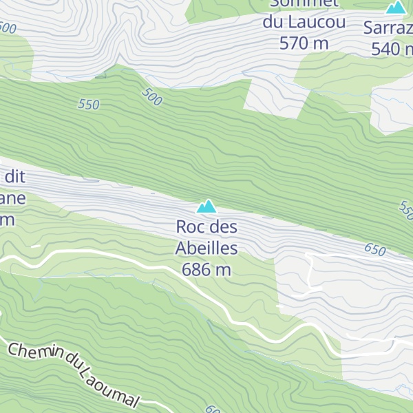 Map of Roc des Abeilles