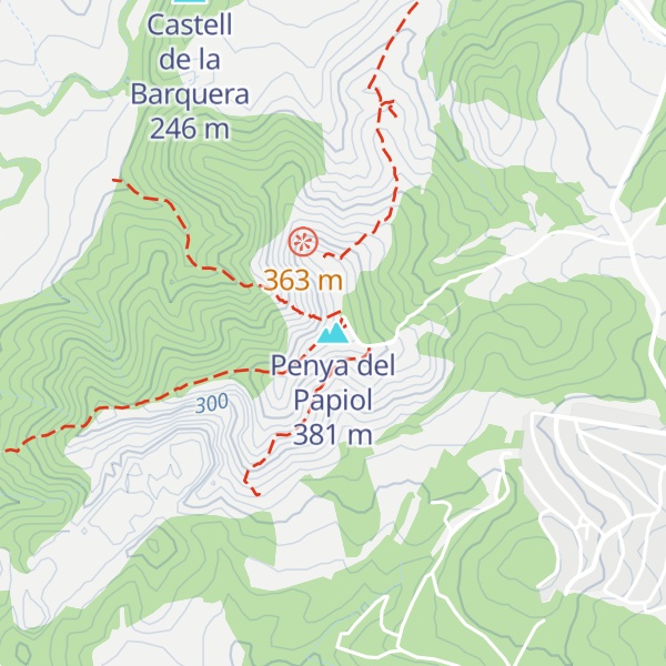 Map of Penya del Papiol