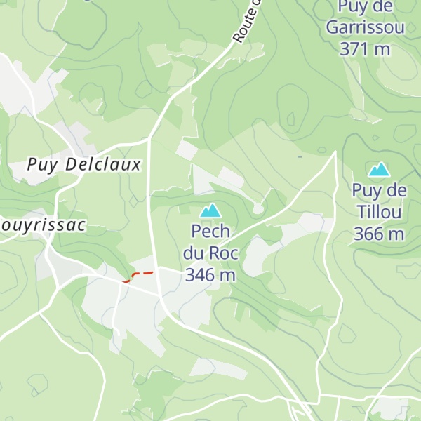 Map of Pech du Roc