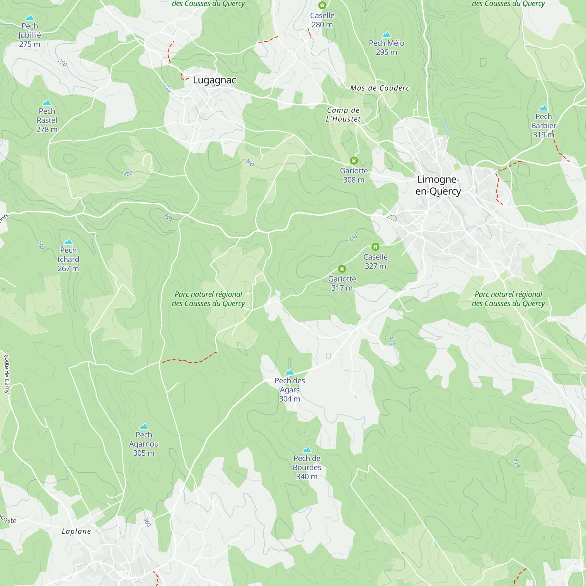 Caselle map