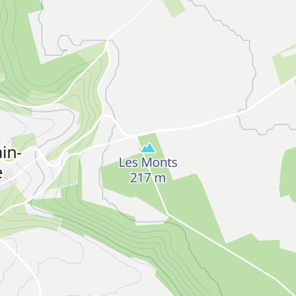 Map of Les Monts