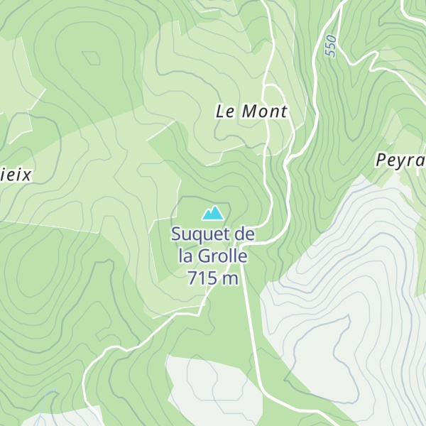 Map of Suquet de la Grolle