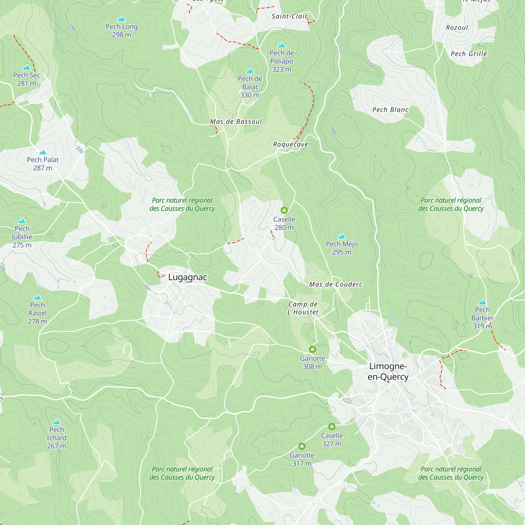 Caselle map