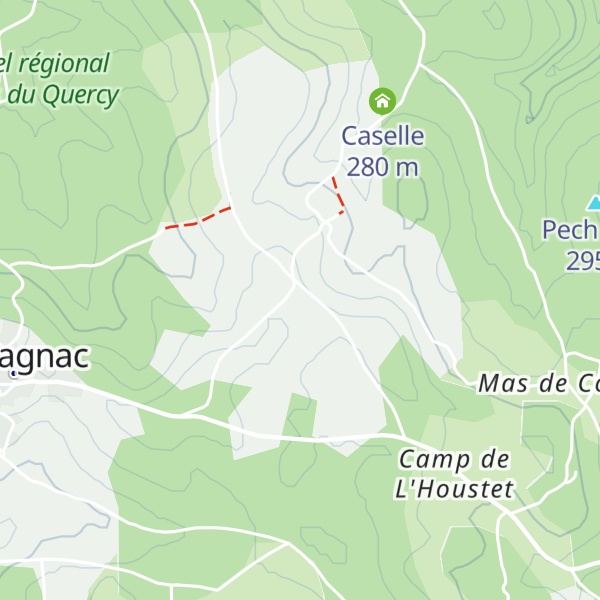 Map of Caselle