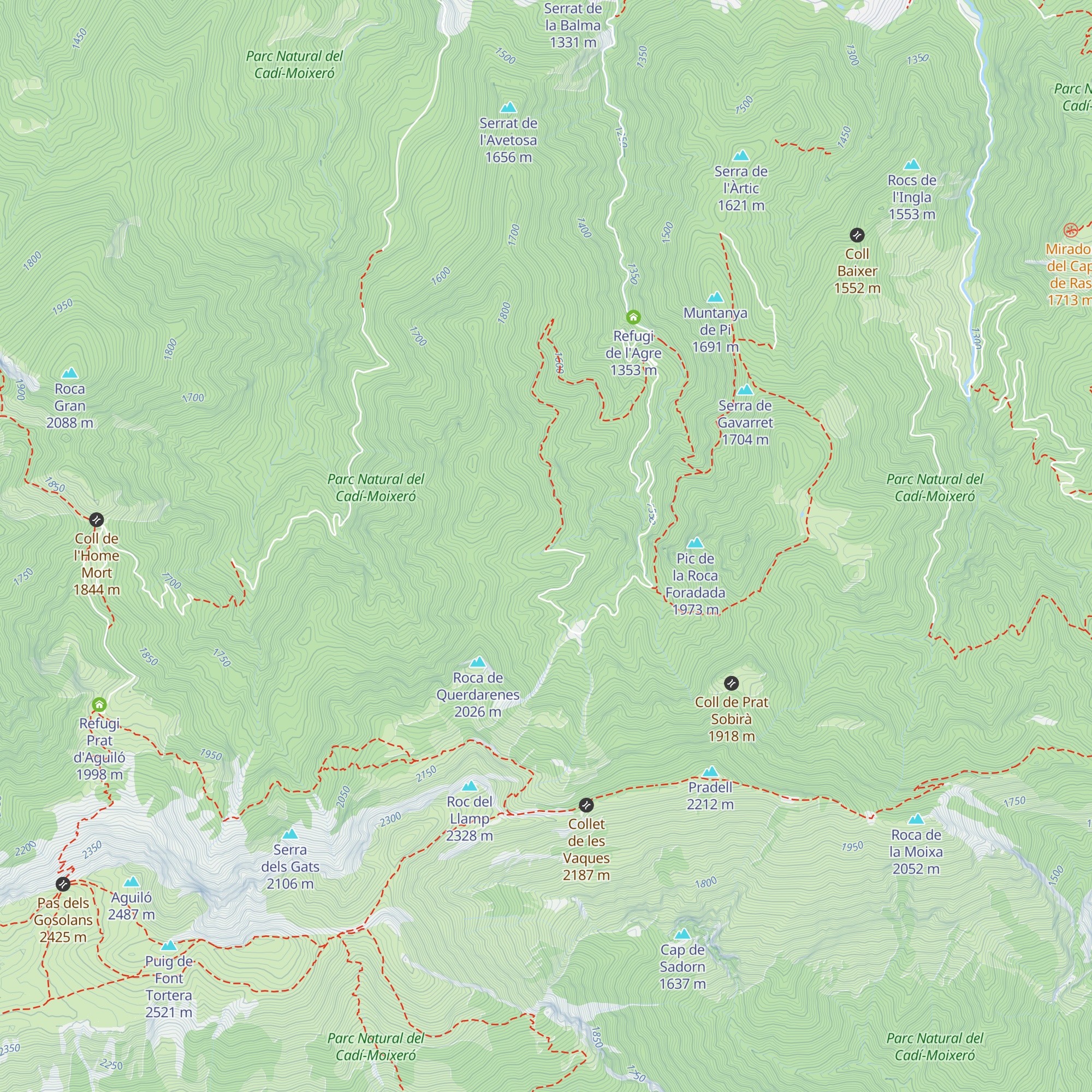 Cabana del Gònec map