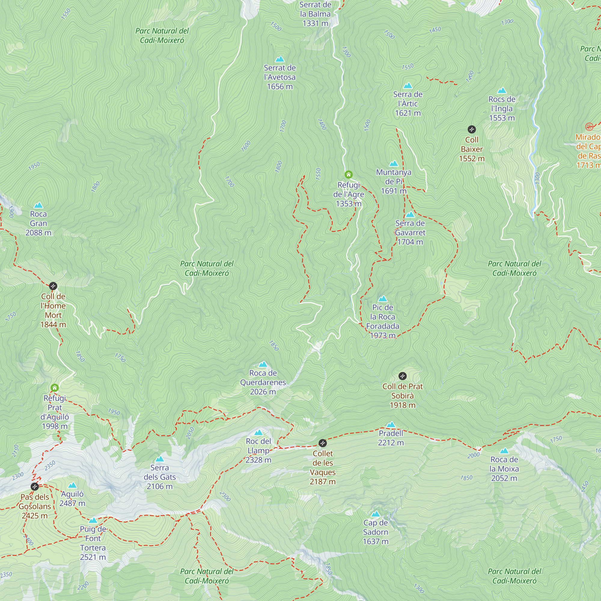 Cabana del Gònec map