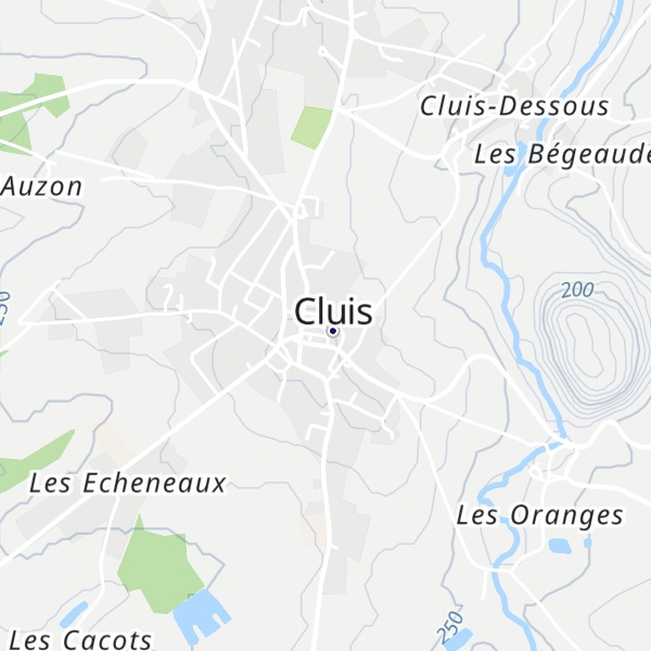 Map of Refuge Pèlerin