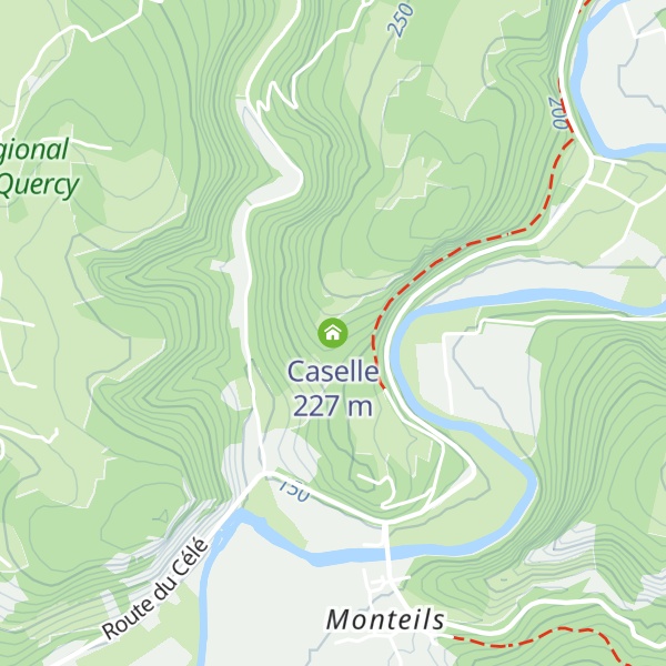 Map of Caselle