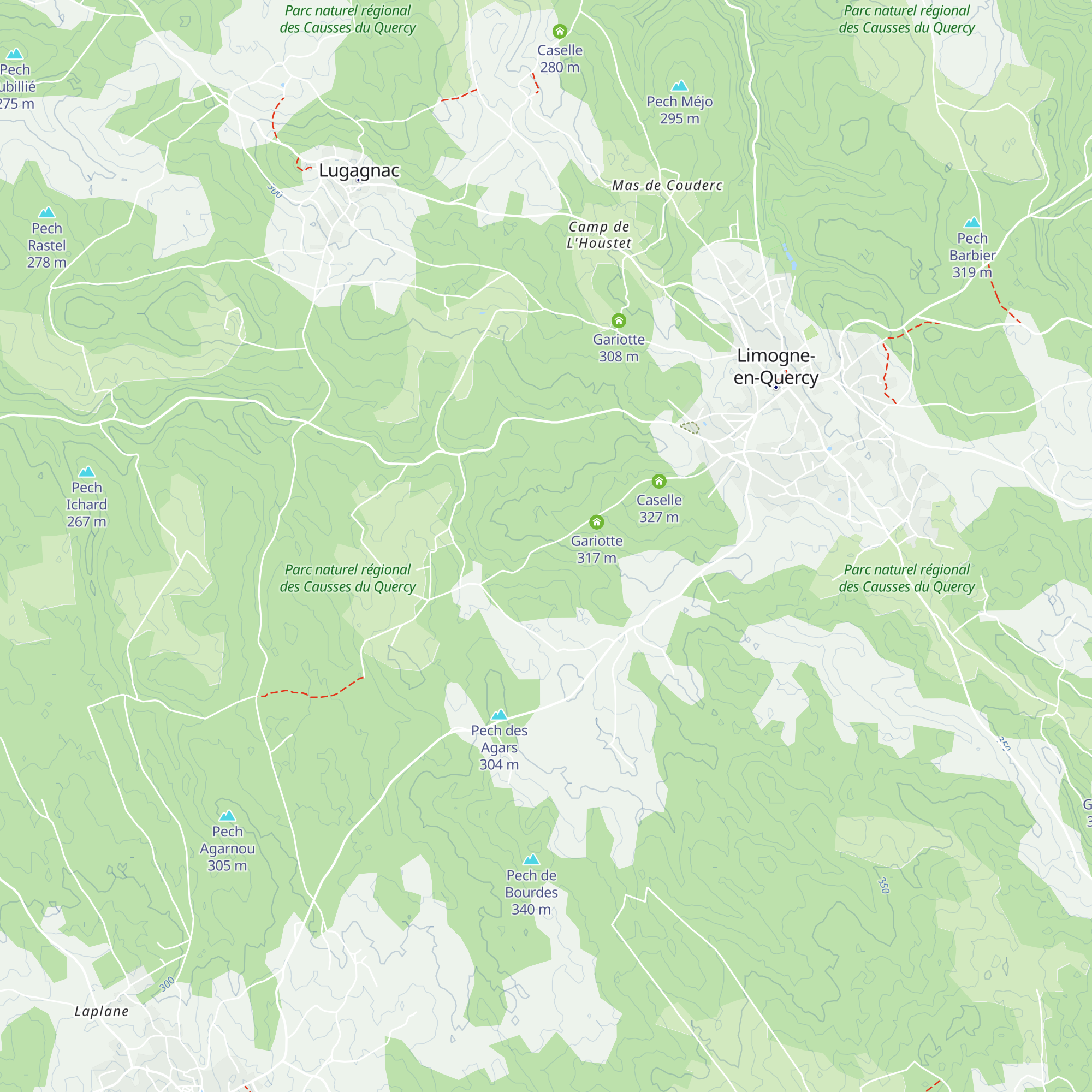 Caselle map