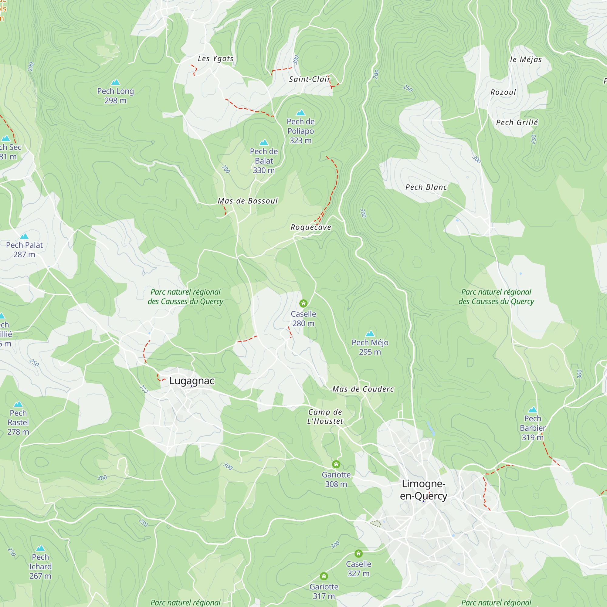 Caselle map