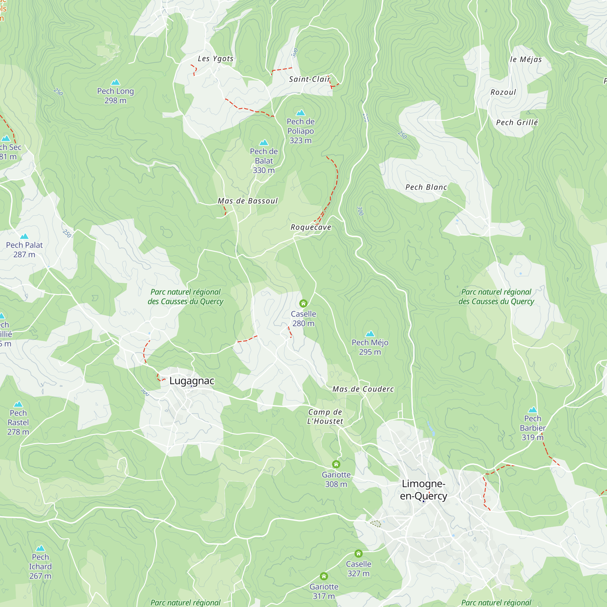 Caselle map